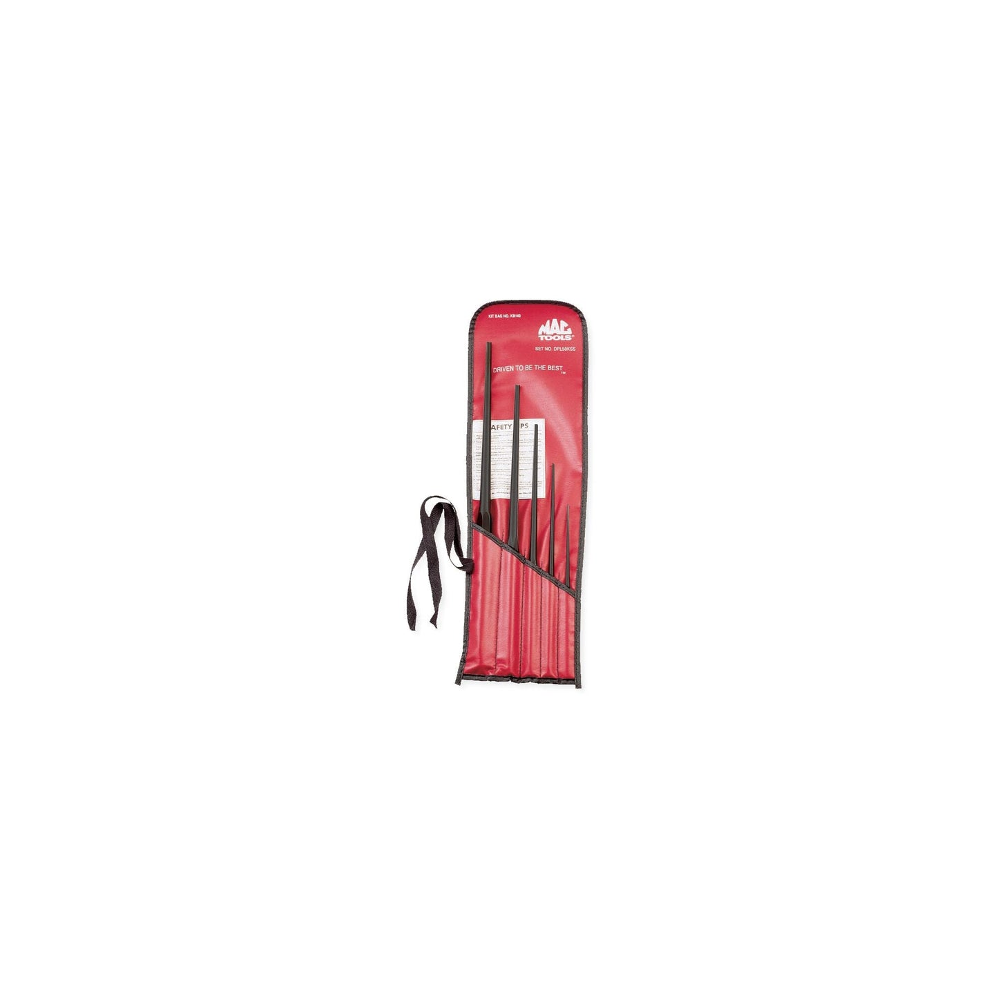5-PC. Long Tapered Drift Punch Set