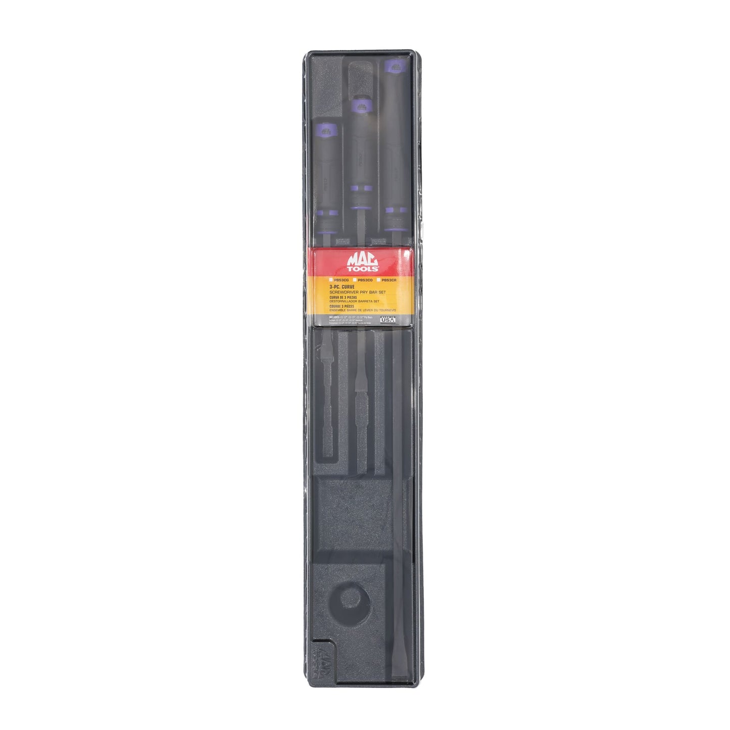 3-PC. Pry Bar Set - Purple