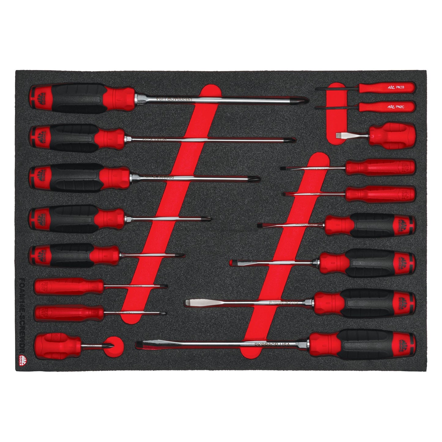 17-PC. Jeu de mousse de tournevis