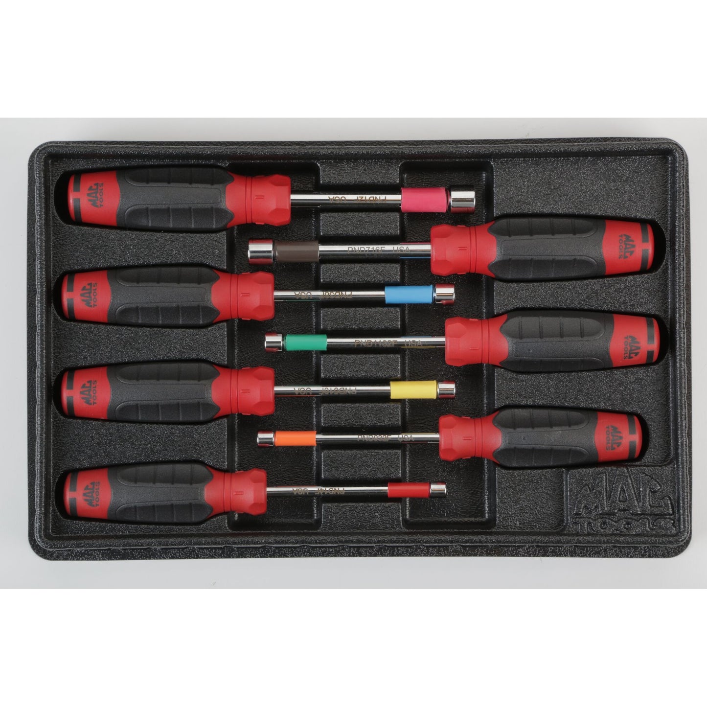7-PC. Jeu de tourne-écrous Mac-Grip™ SAE - Rouge