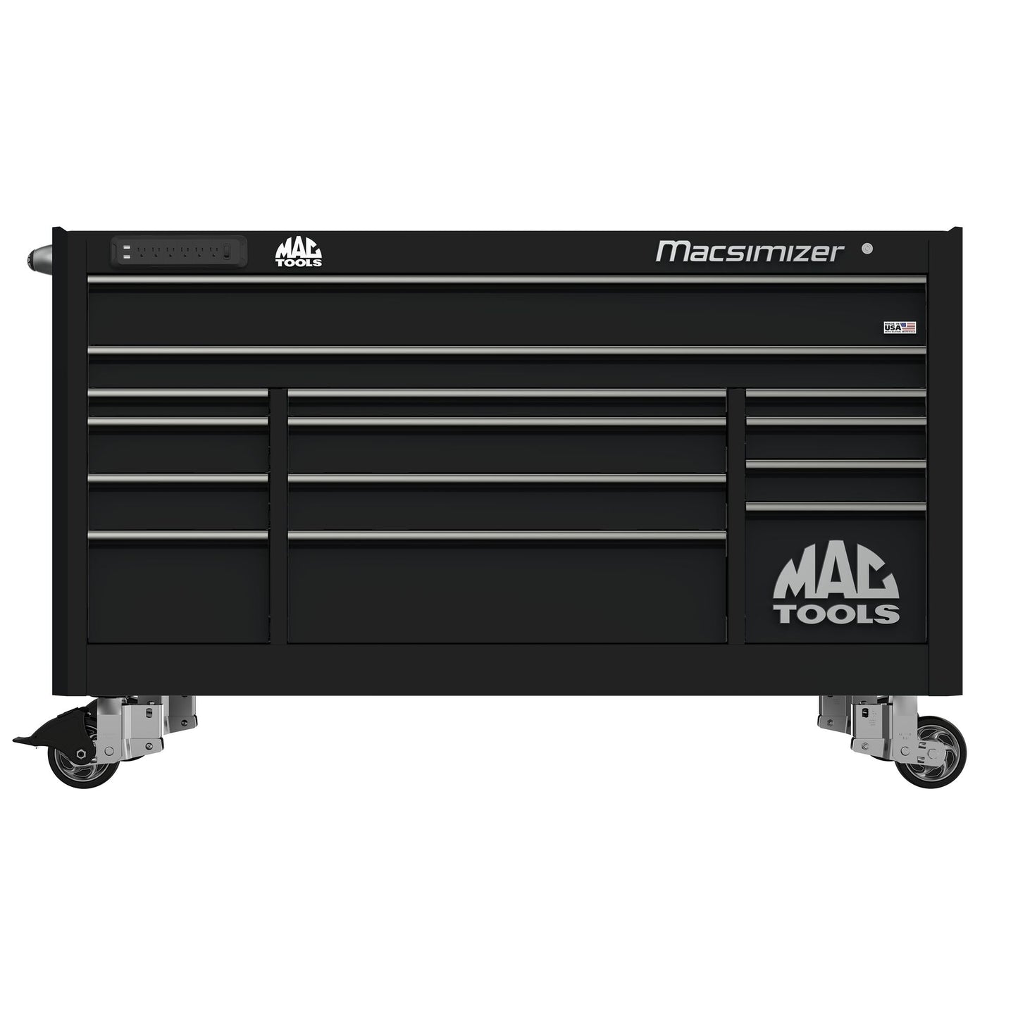 Macsimizer® 14-Drawer Workstation - Galaxy Black