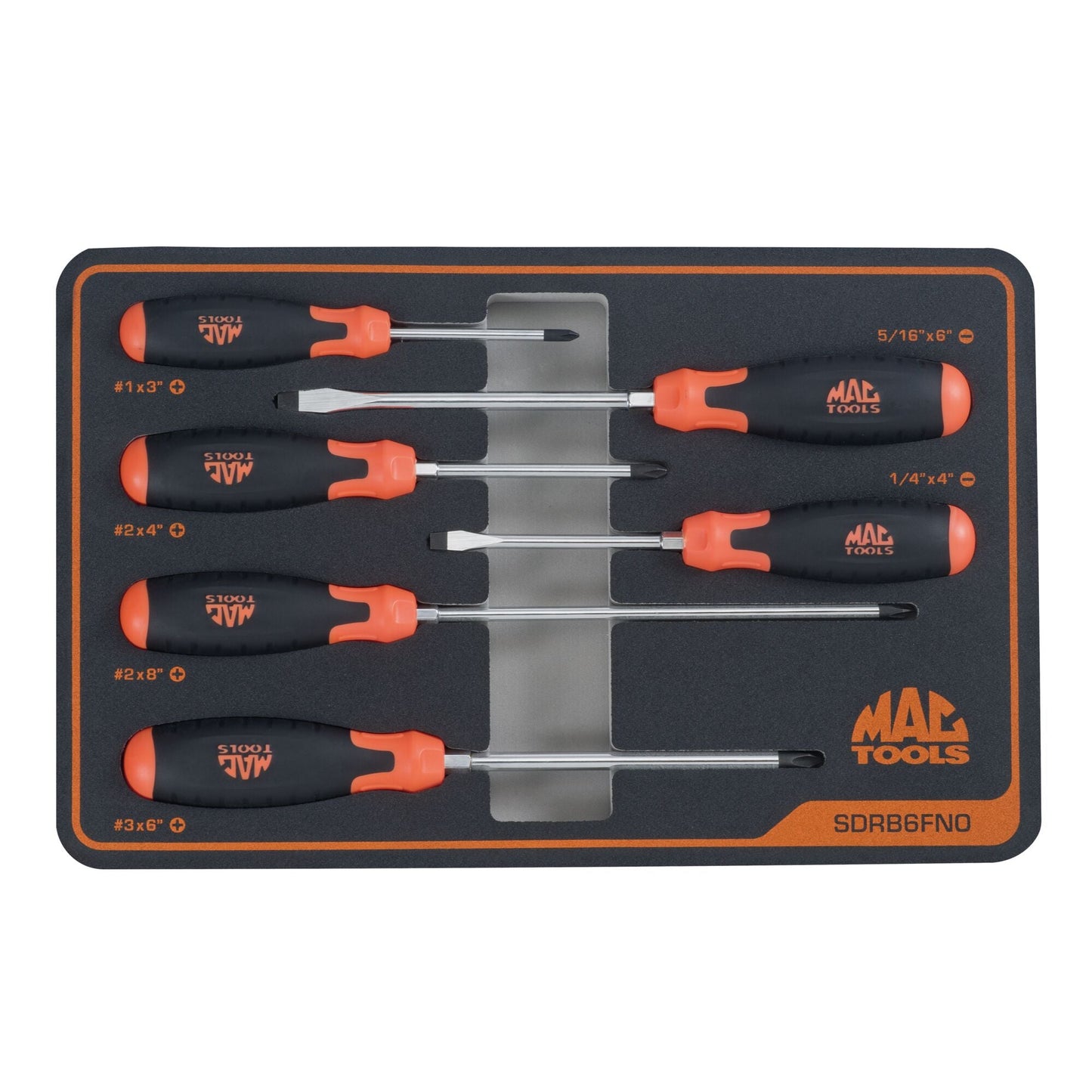ENSEMBLE DE 6 MOUSSES MAC ORANGE S/D