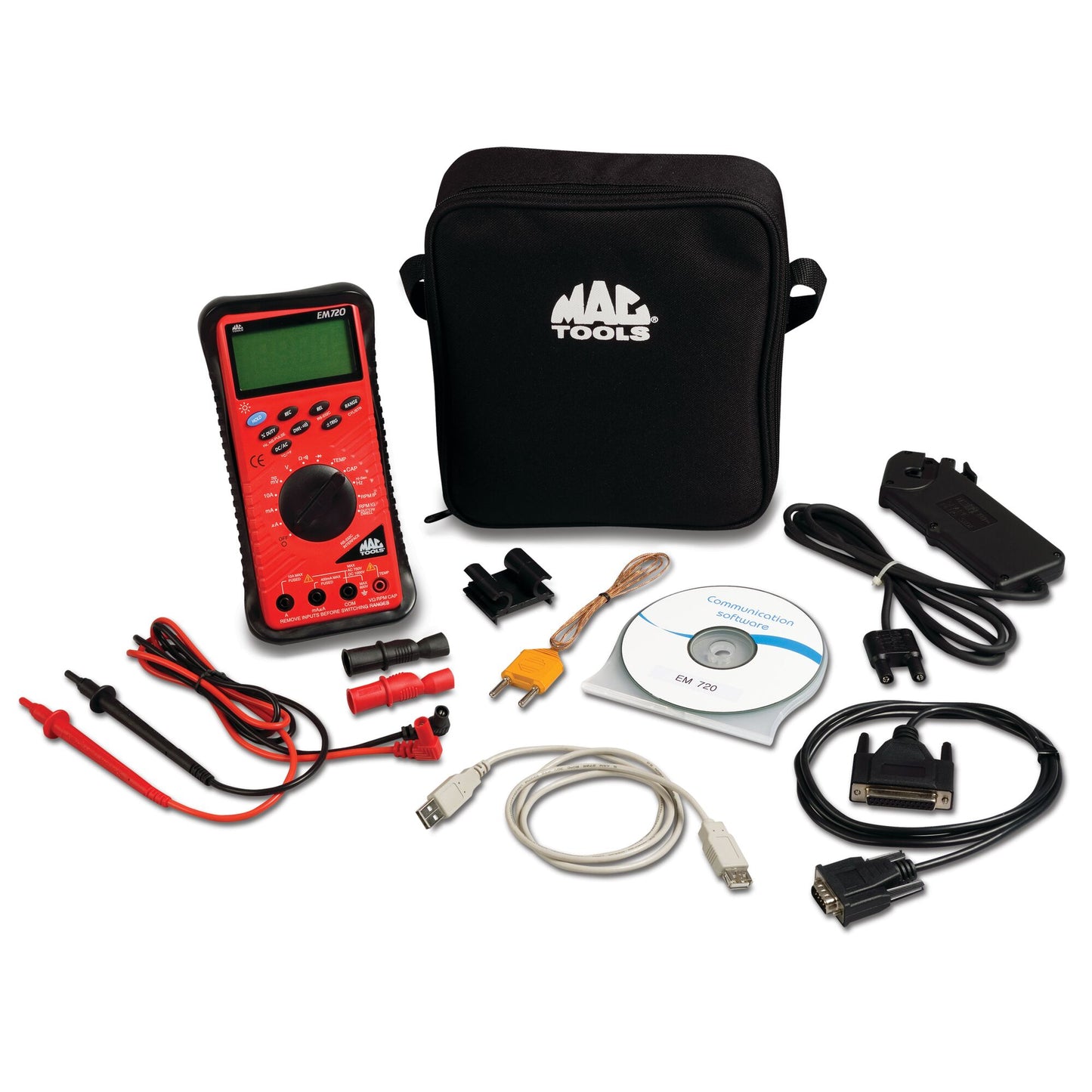 Multimètre numérique avec RS232/USB et affichage rétroéclairé