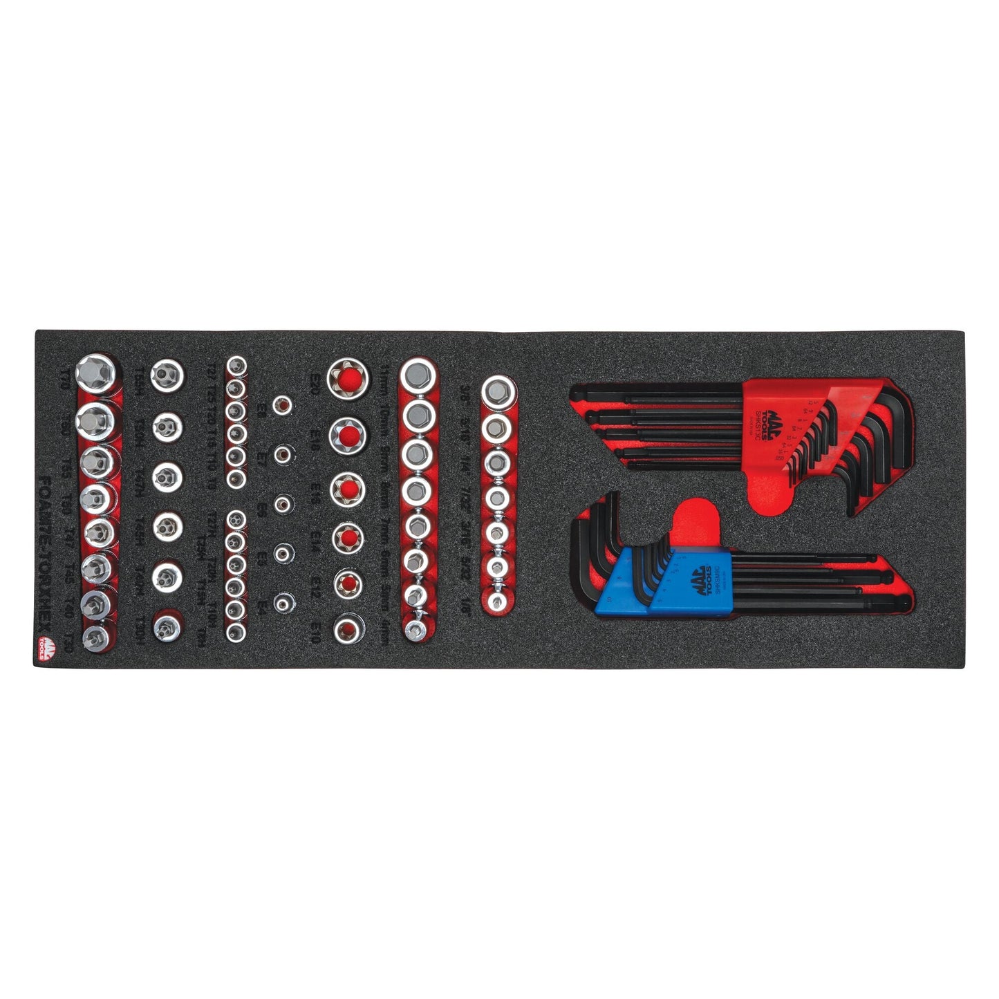 73-PC. Ensemble de mousse hexagonale TORX