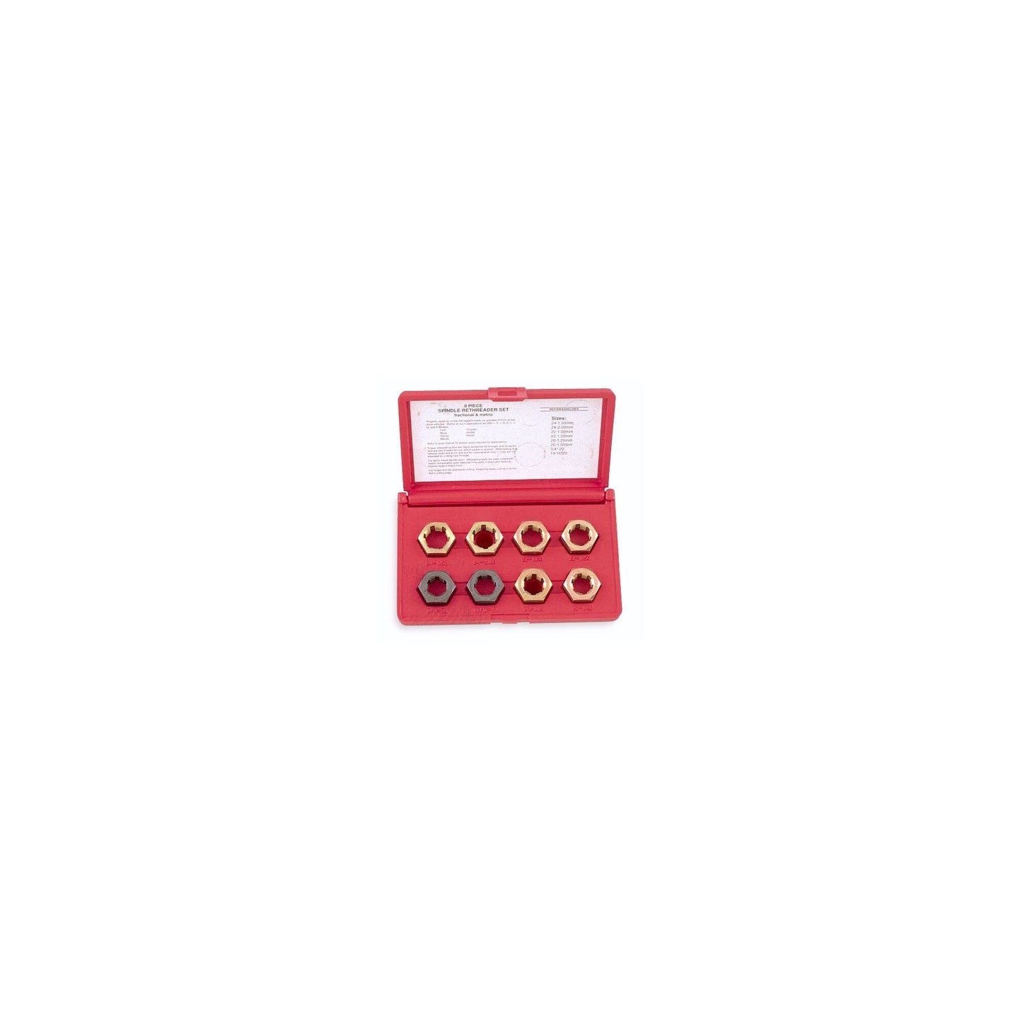 8-PC. Ensemble de réenfilage de broche