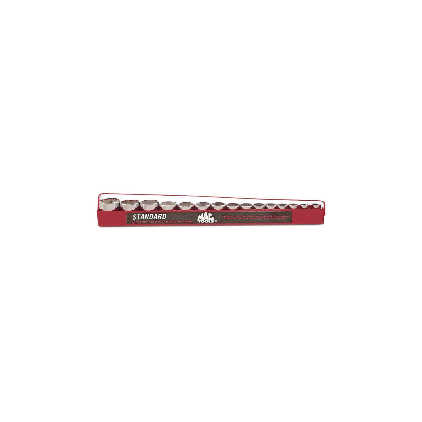 15-PC. 1/2" Drive SAE Socket Set - 6-PT.