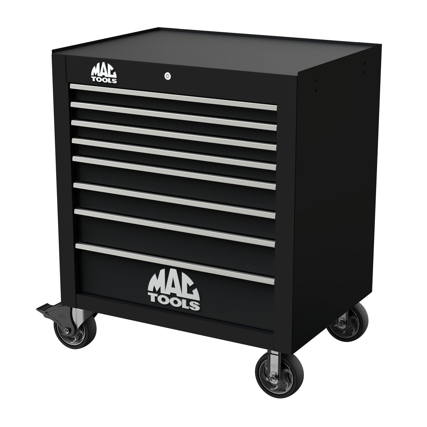 Tech™ Series 8-Drawer Workstation - Flat Black