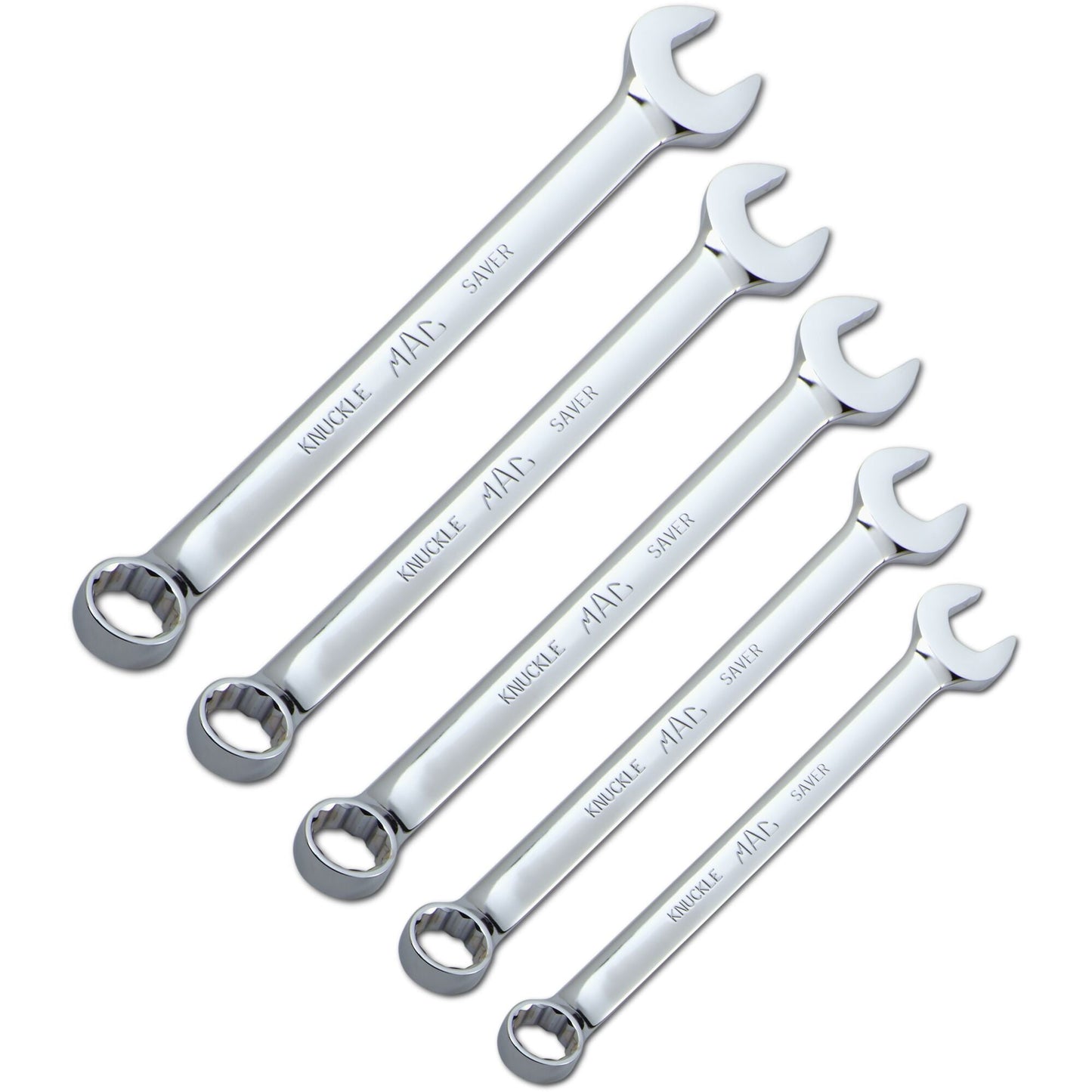 5-PC. Grand jeu de clés mixtes métriques pour protège-articulations - 12-PT.