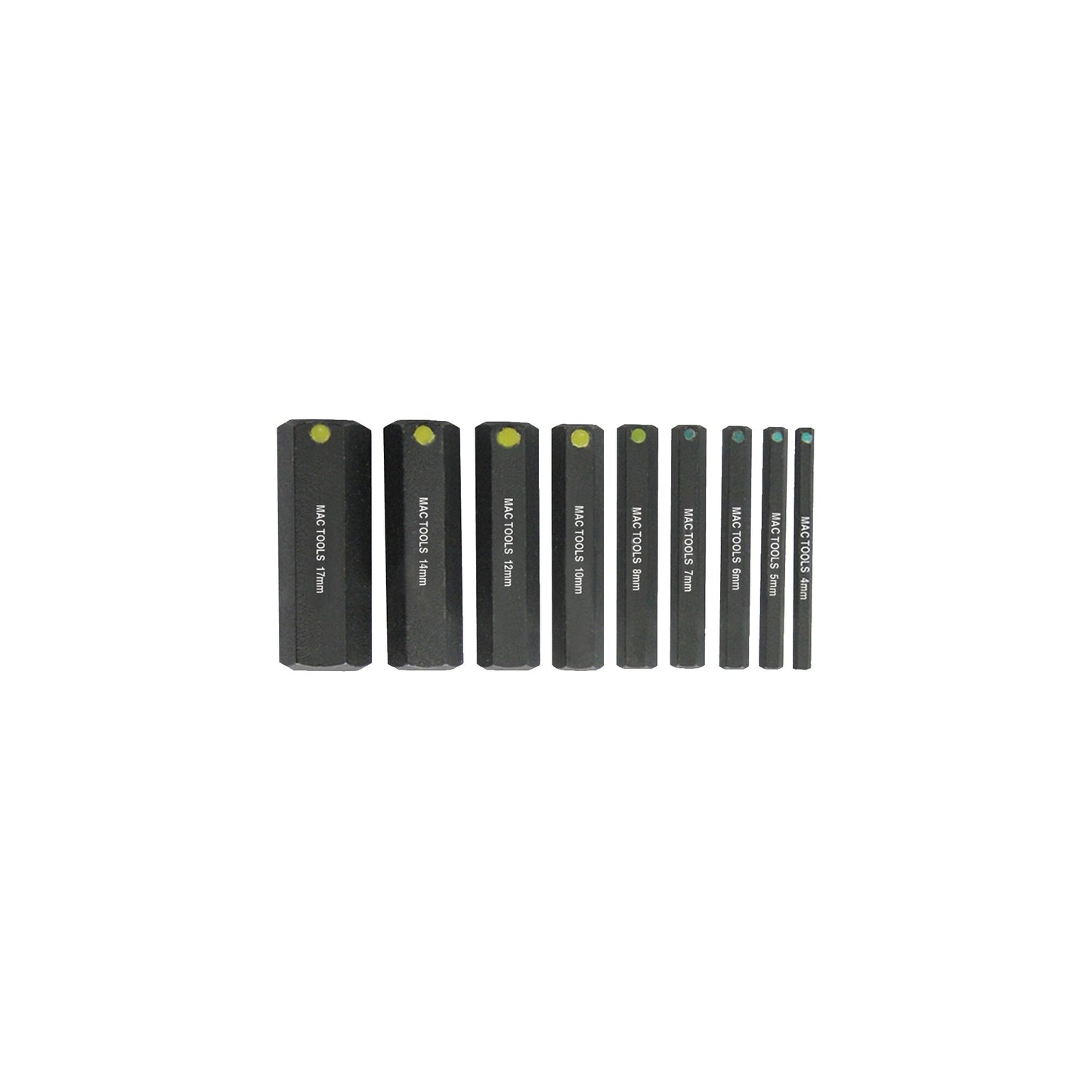 9-PC. Jeu d'embouts hexagonaux ProHold® métriques - 2"