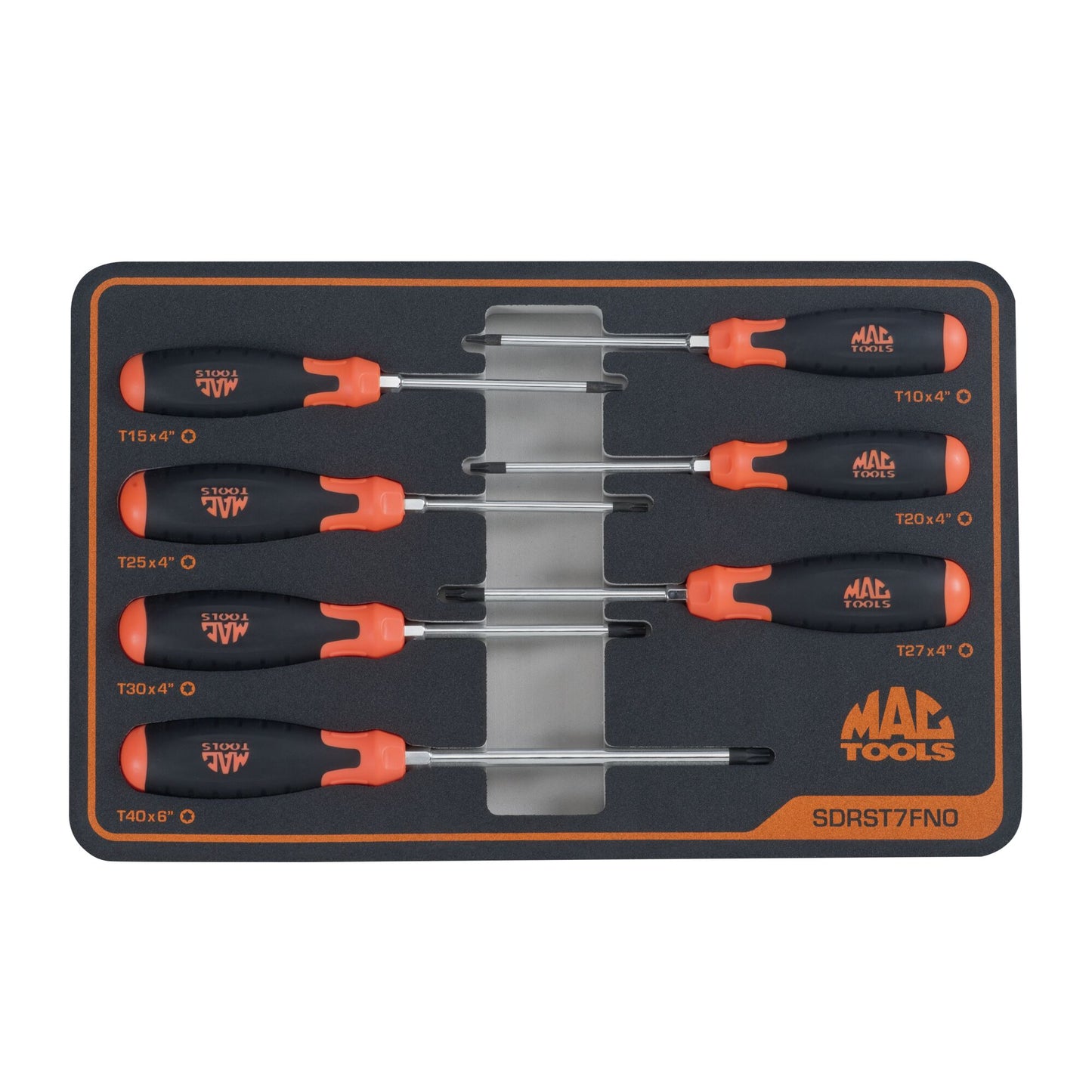 JEU DE 7 MOUSSES TORX® MAC ORANGE S/D