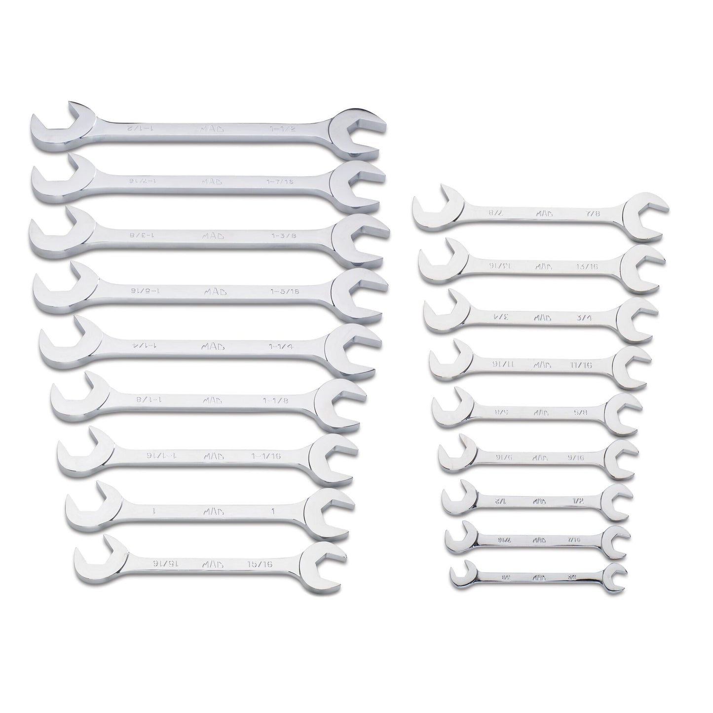 18-PC. Jeu de clés à angle SAE