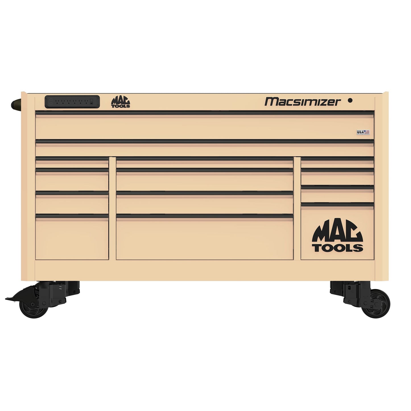 Macsimizer® 14-Drawer Workstation - Desert Tan