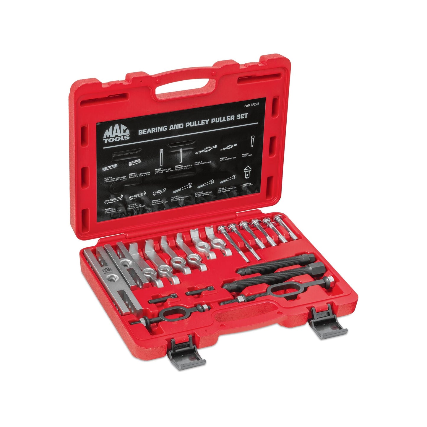 22-PC. Jeu d'extracteurs de roulements et de poulies