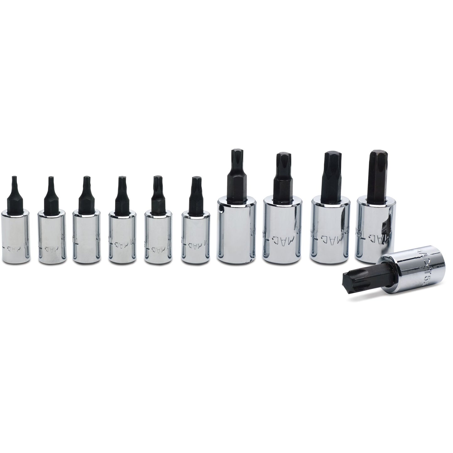11-PC. Jeu de tournevis Torx® 1/4" et 3/8"