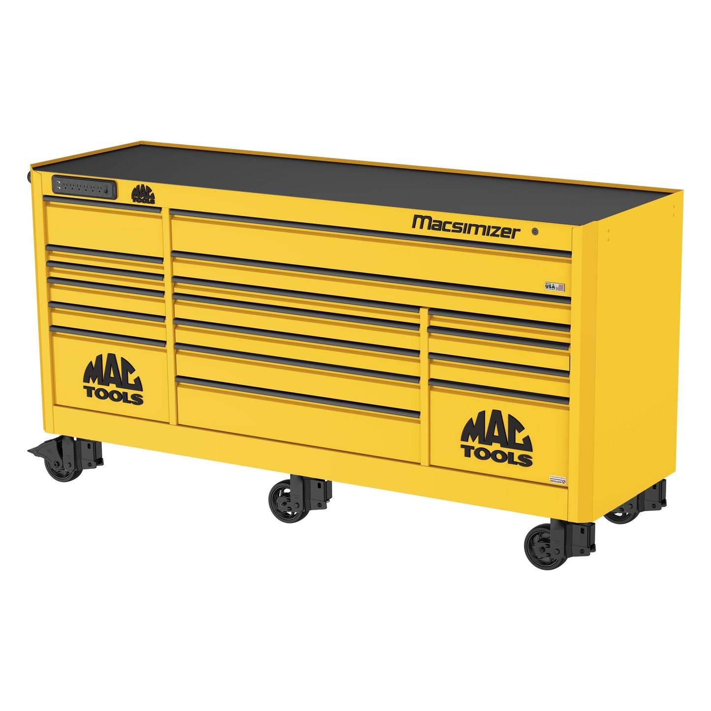 Macsimizer® 17-Drawer Workstation - Sunburst Yellow