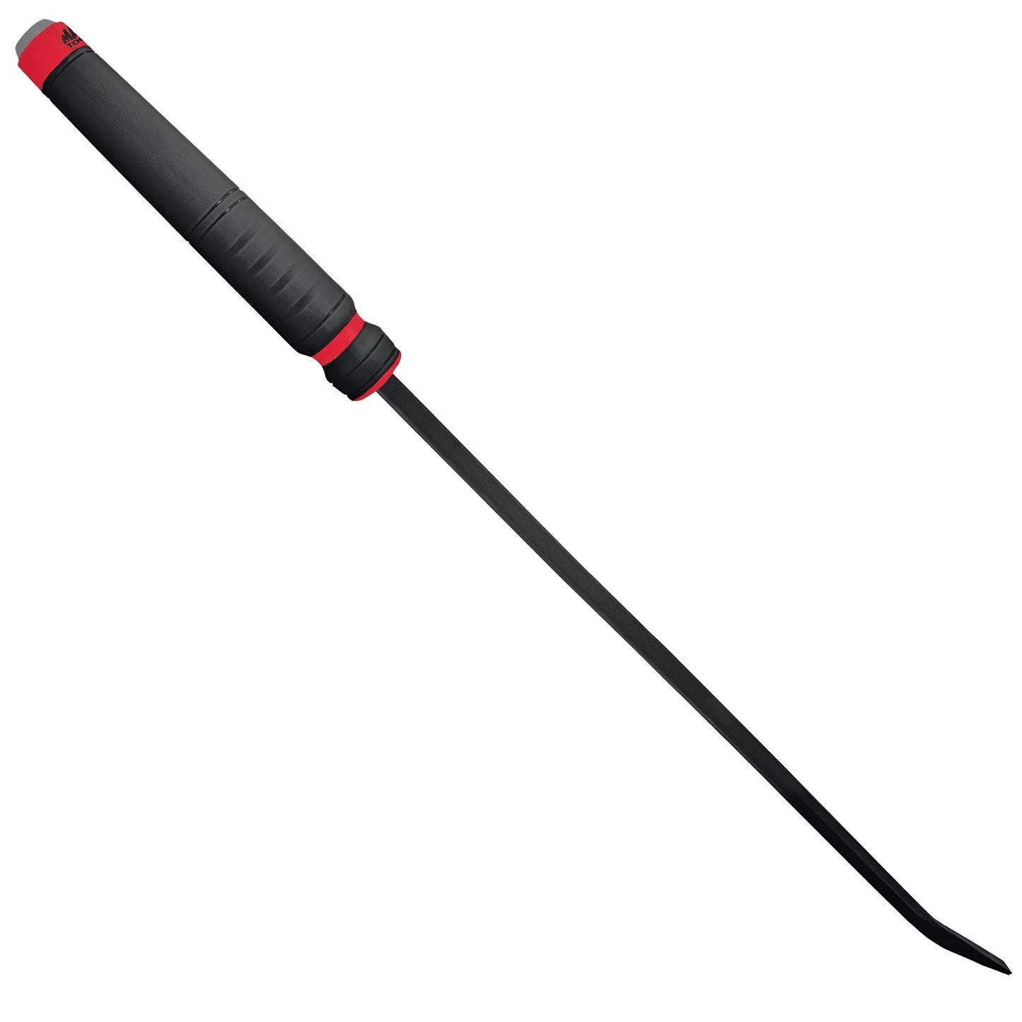 Capped Comfort-Handle 1/2" Curved-Head Pry Bar 31" Red