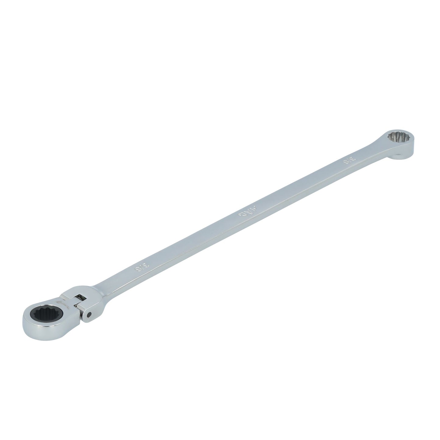 3/8" XL Double Box Flex Head Ratcheting Wrench - 12 pt.