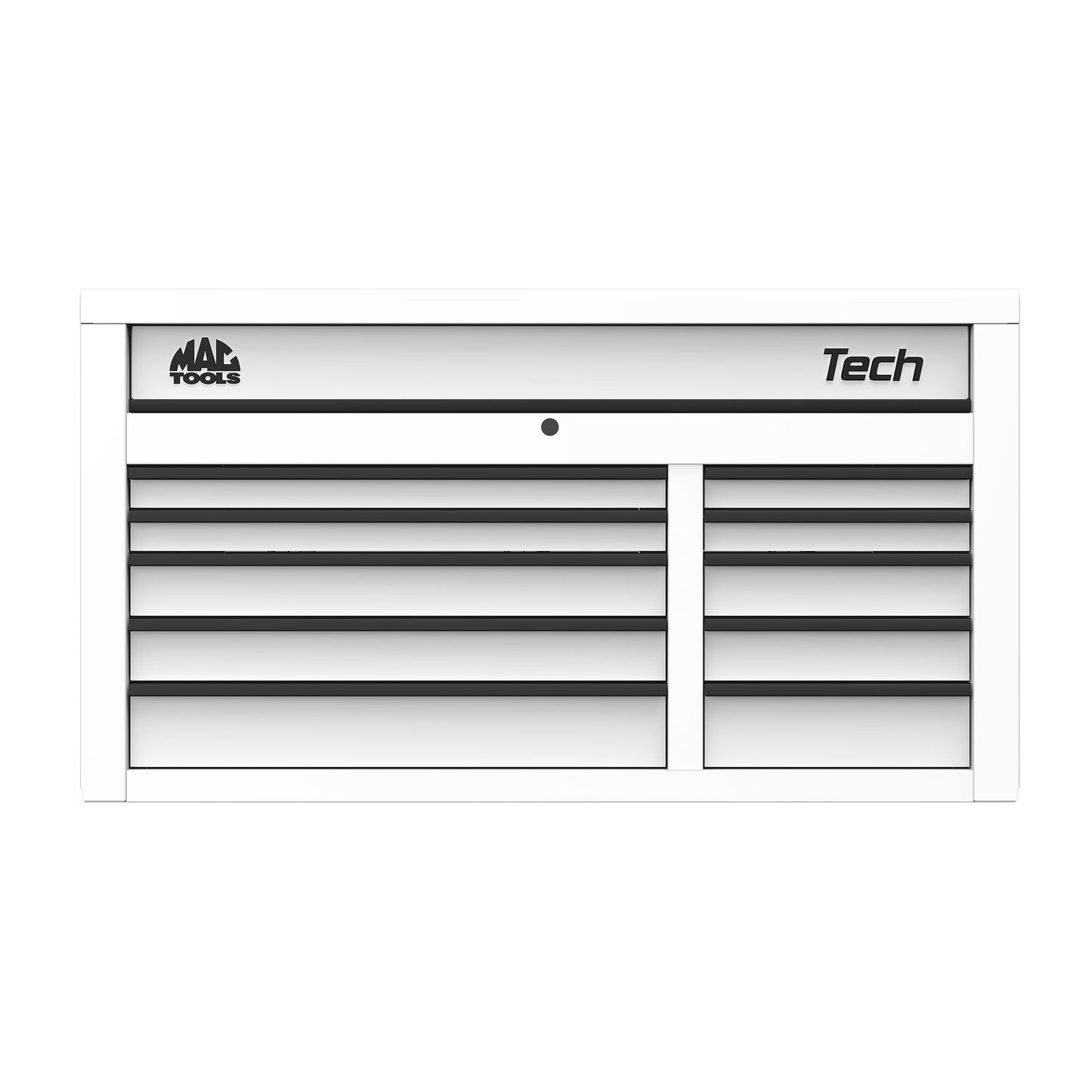 Tech™ Series 10-Drawer Top Chest - Titanium White