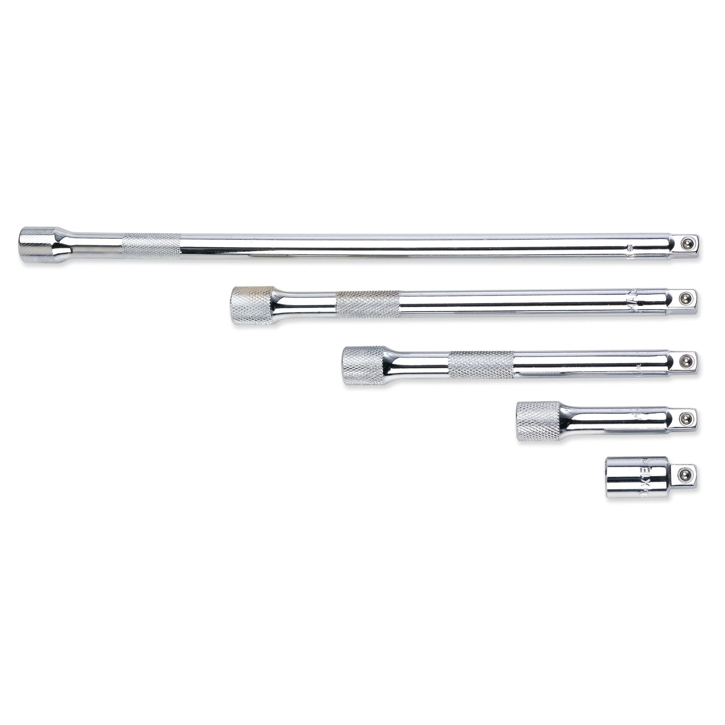 5-PC. Jeu d'extensions moletées à prise 3/8"