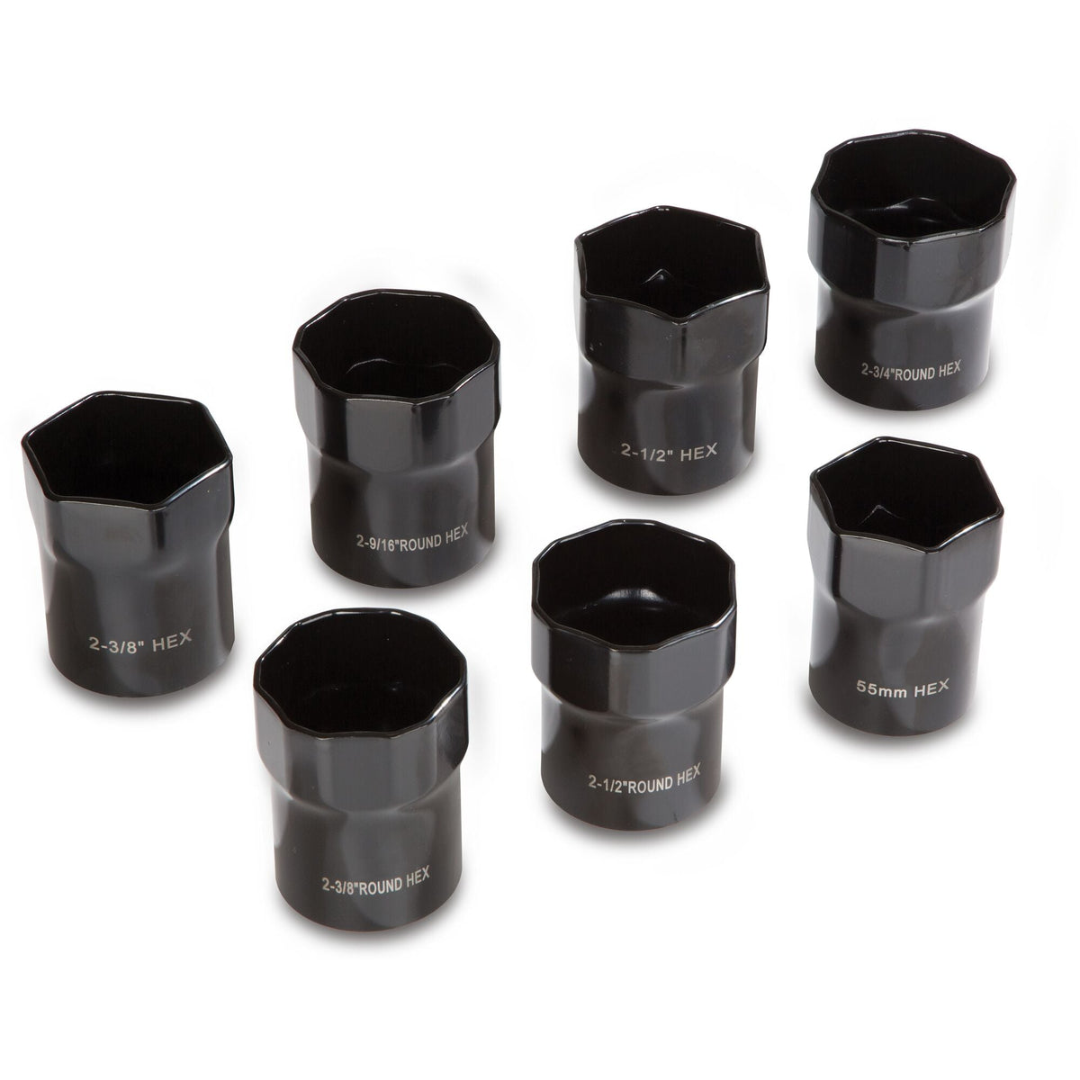 7-PC. Jeu de douilles à contre-écrou pour SUV/camion 1/2"