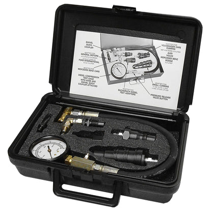 6-PC. Kit de test de compression diesel