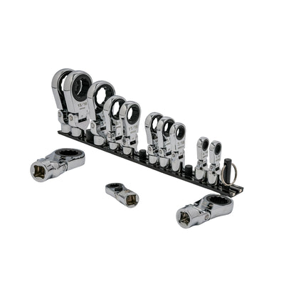 13pc Combo Flex Ratcheting Attachment Set – 12pt