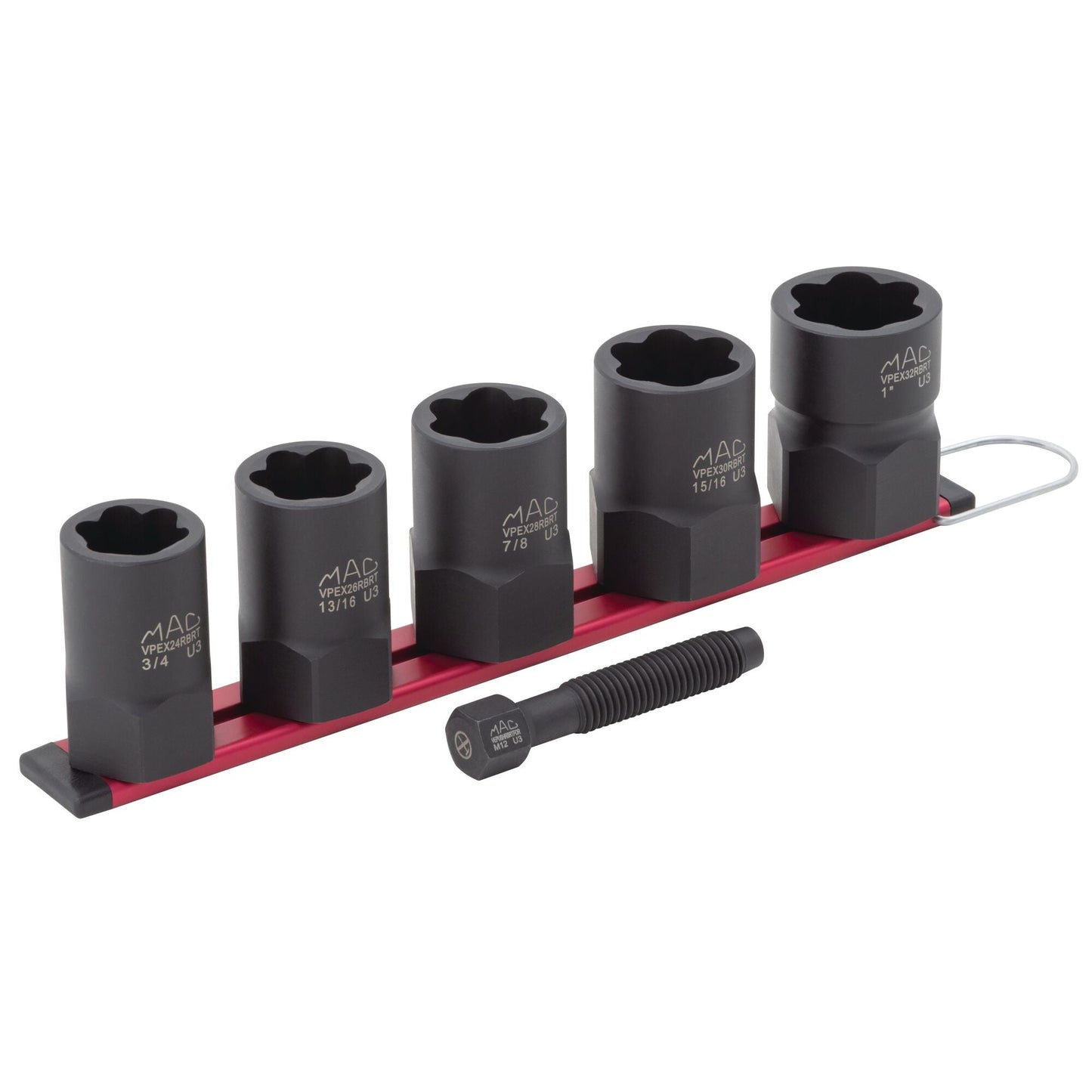 5-PC. 1/2" Drive R.B.R.T™ SAE Impact Foreign Object Removal (FOR) Extractor Socket Set