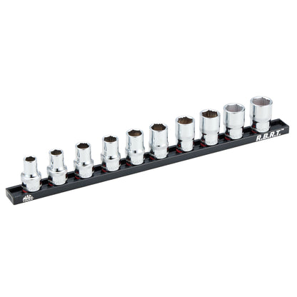 10-PC. 1/2" Drive Standard Metric R.B.R.T.™ Socket Set