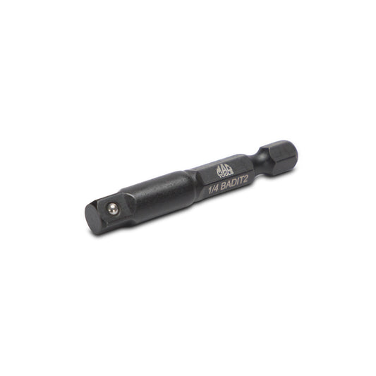 1/4" Male Hex x 1/4" Male Square Power Bit Adapter