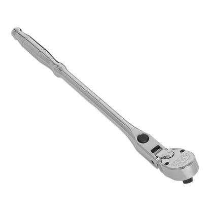 3/8" Drive Axis 90-Tooth Locking Flex-Head Metal-Handle Ratchet - 13"