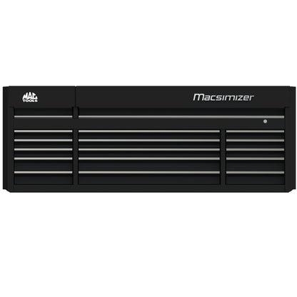 Macsimizer® 15-Drawer Top Chest - Flat Black