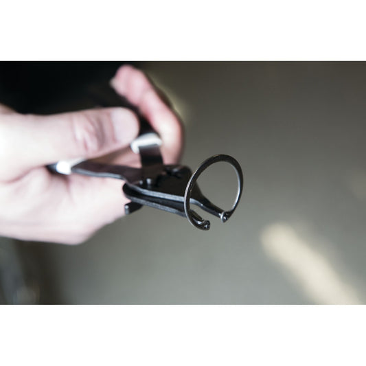 12-PC. Jeu de pinces quart de tour pour circlips