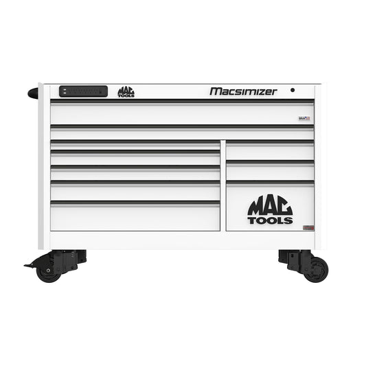 Macsimizer® Series 10-Drawer Workstation with PowerTech™ Drawer - Titanium White