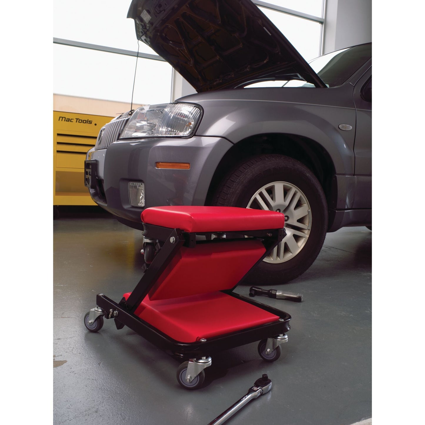 Folding Z-Creeper/Creeper Seat