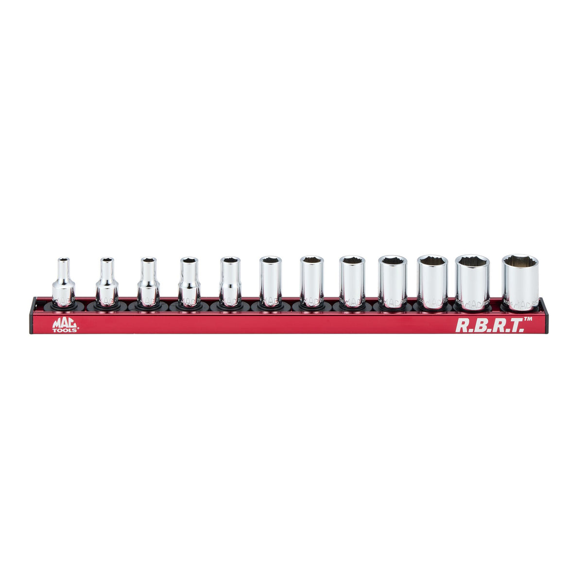 12-PC. 1/4" Drive Standard SAE R.B.R.T.™ Socket Set
