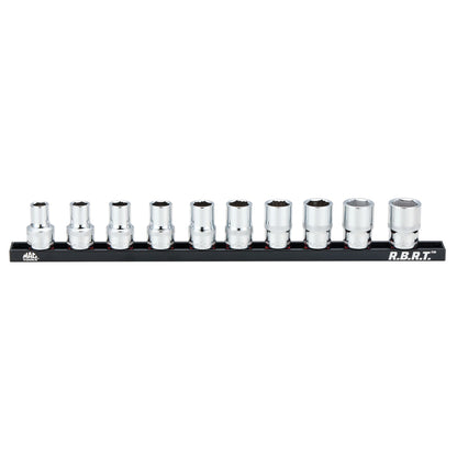 10-PC. 1/2" Drive Standard Metric R.B.R.T.™ Socket Set