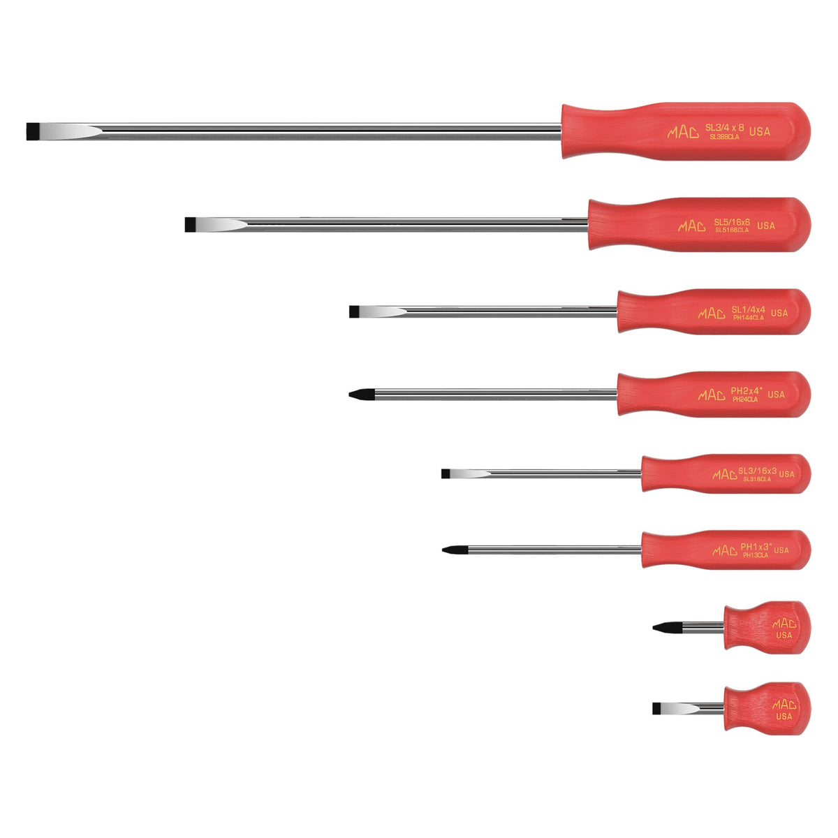 8pc MAClassic™ Combo Screwdriver Set