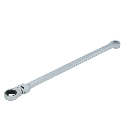 19mm XL Double Box Flex Head Ratcheting Wrench - 12 pt.