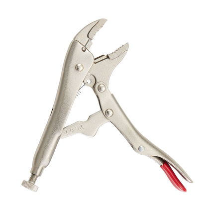 5" Curved Jaw Trigger Release Locking Pliers - Red