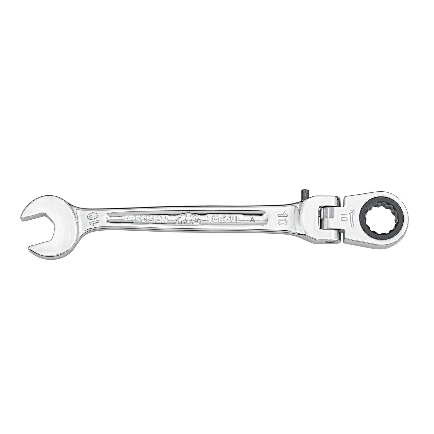 Locking Flexible-Head Ratcheting Wrench 10mm - 12-PT.