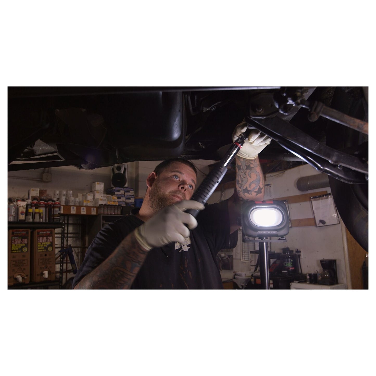 Lampe de zone LED COB rechargeable/filaire Pro Eye™ 1500 lumens