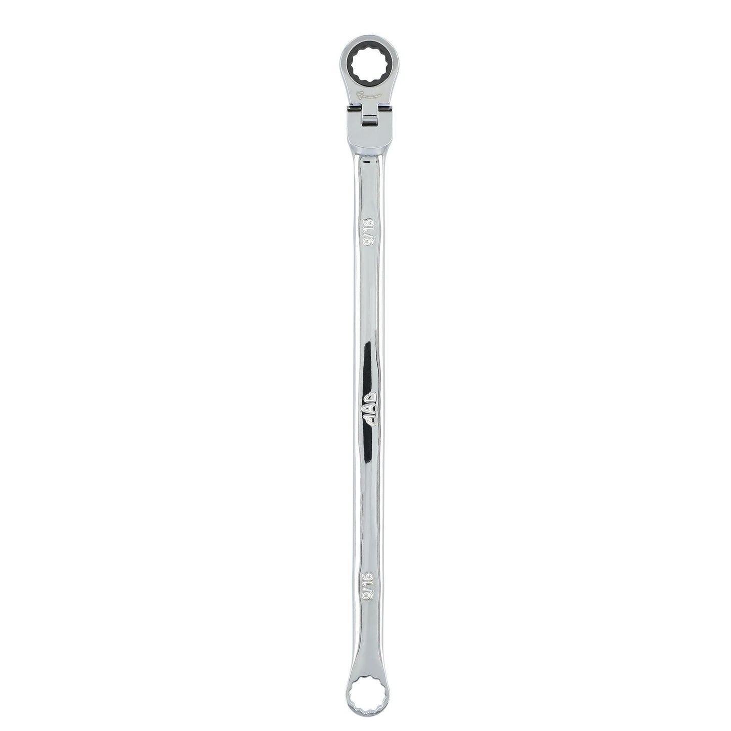 9/16" XL Double Box Flex Head Ratcheting Wrench - 12 pt.