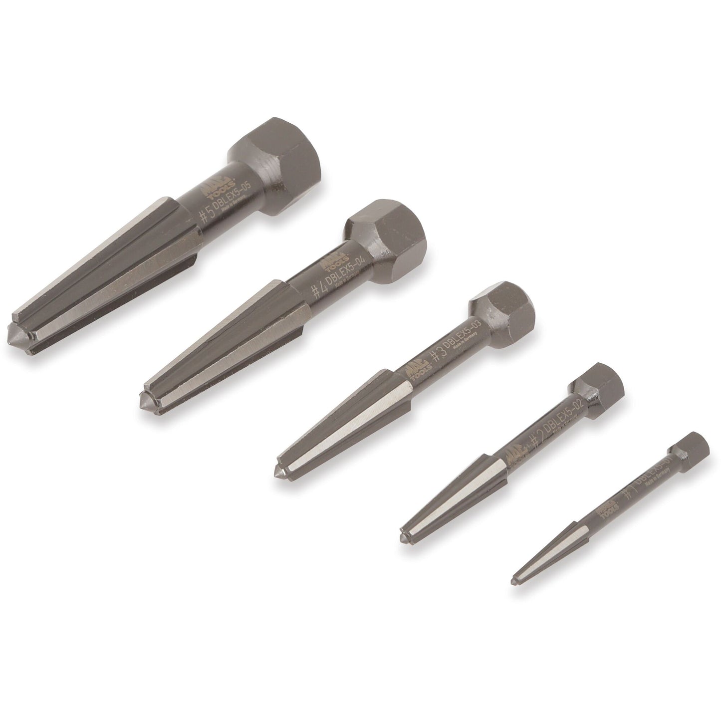 5-PC. Ensemble d'extracteurs à double tranchant