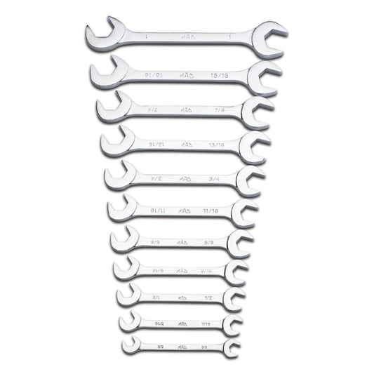 11-PC. SAE Angle Wrench Set