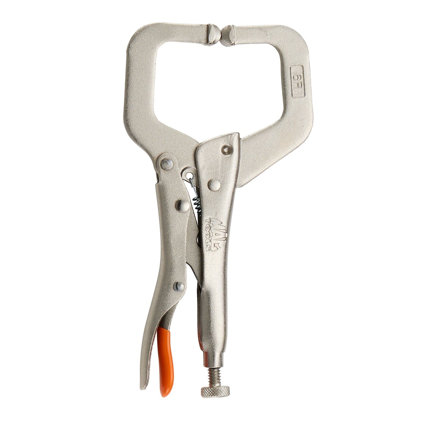 6" C-Clamp Trigger Release Locking Pliers - Orange