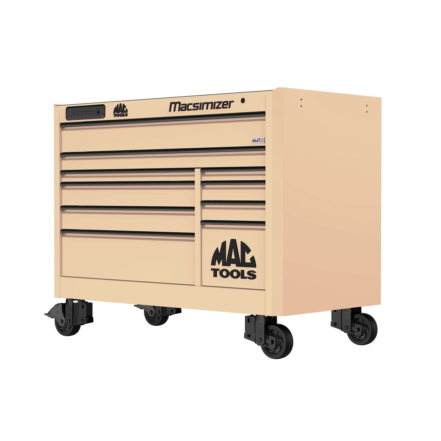 Macsimizer® 10-Drawer Workstation - Desert Tan