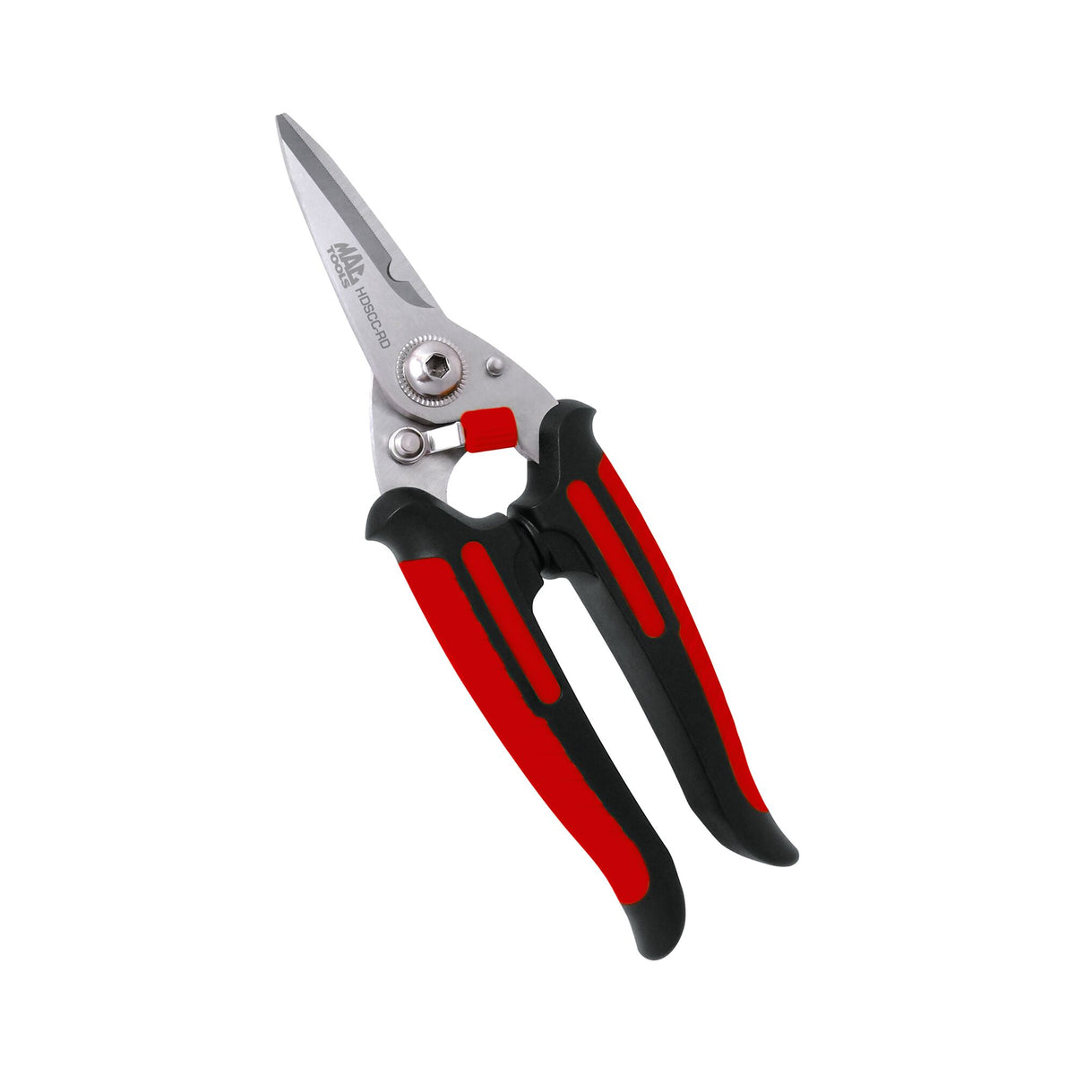 HD Scissor w/ Cable Cutter - Red