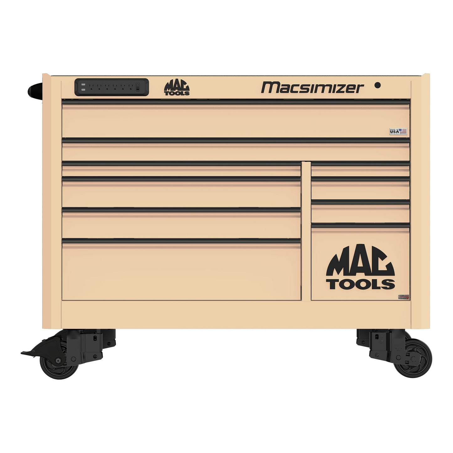 Macsimizer® 10-Drawer Workstation - Desert Tan