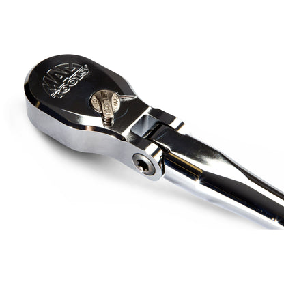 Clé à cliquet à tête flexible à poignée confortable et axe d'entraînement de 1/2 po - 18 po