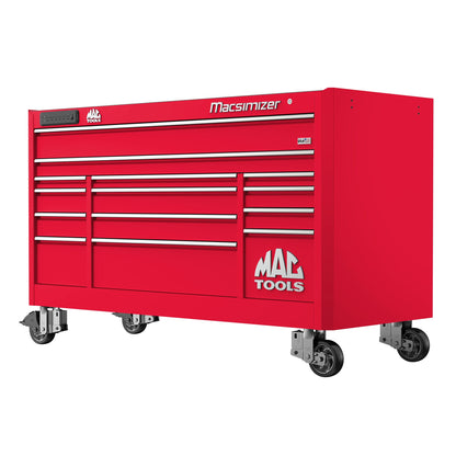 Macsimizer® 14-Drawer Workstation - Firebrick Red